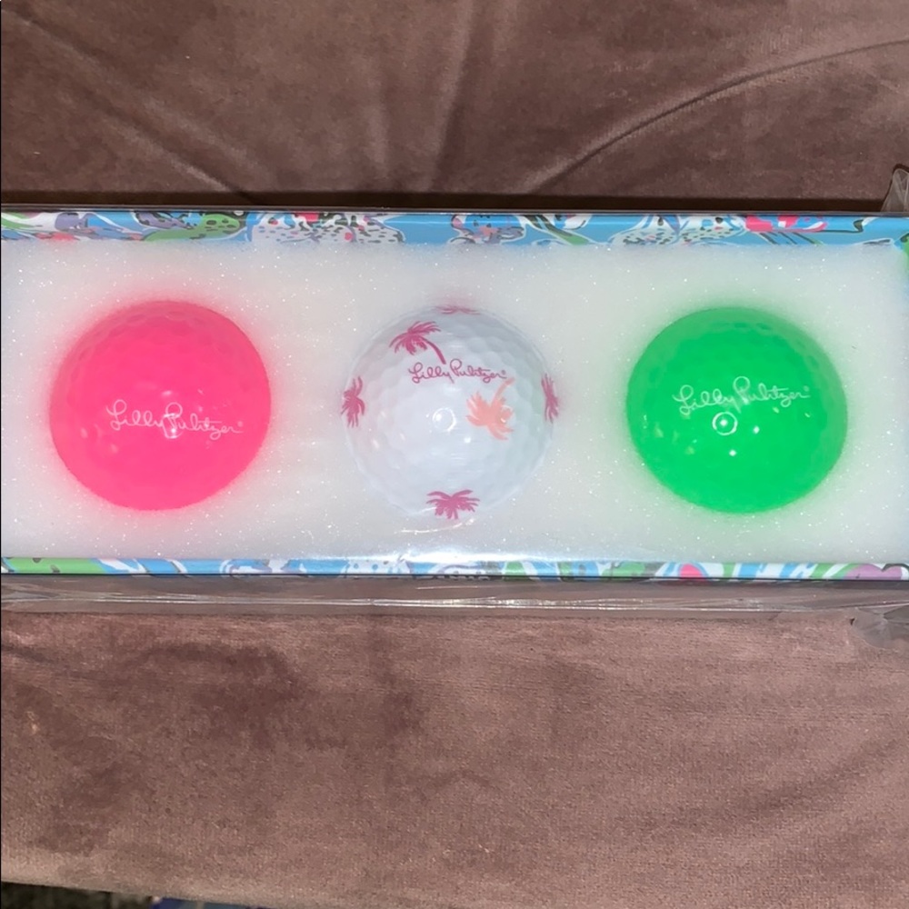 Lilly Pulitzer Golf Ball Set brand new